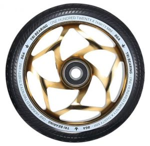 Blunt Tri Bearing 120 Wheel Black Gold