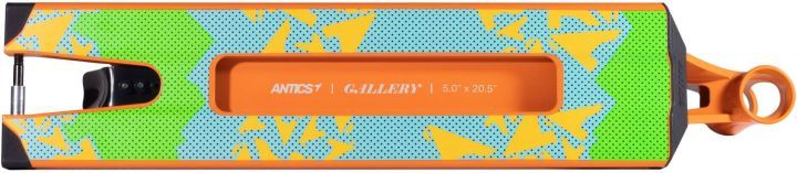 Antics Gallery 5.0 x 19.5 Løbehjul Deck Orange